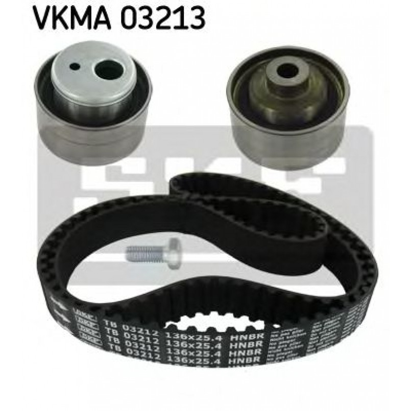 VKMA 03213 SKF Комплект (ремінь+ролики)